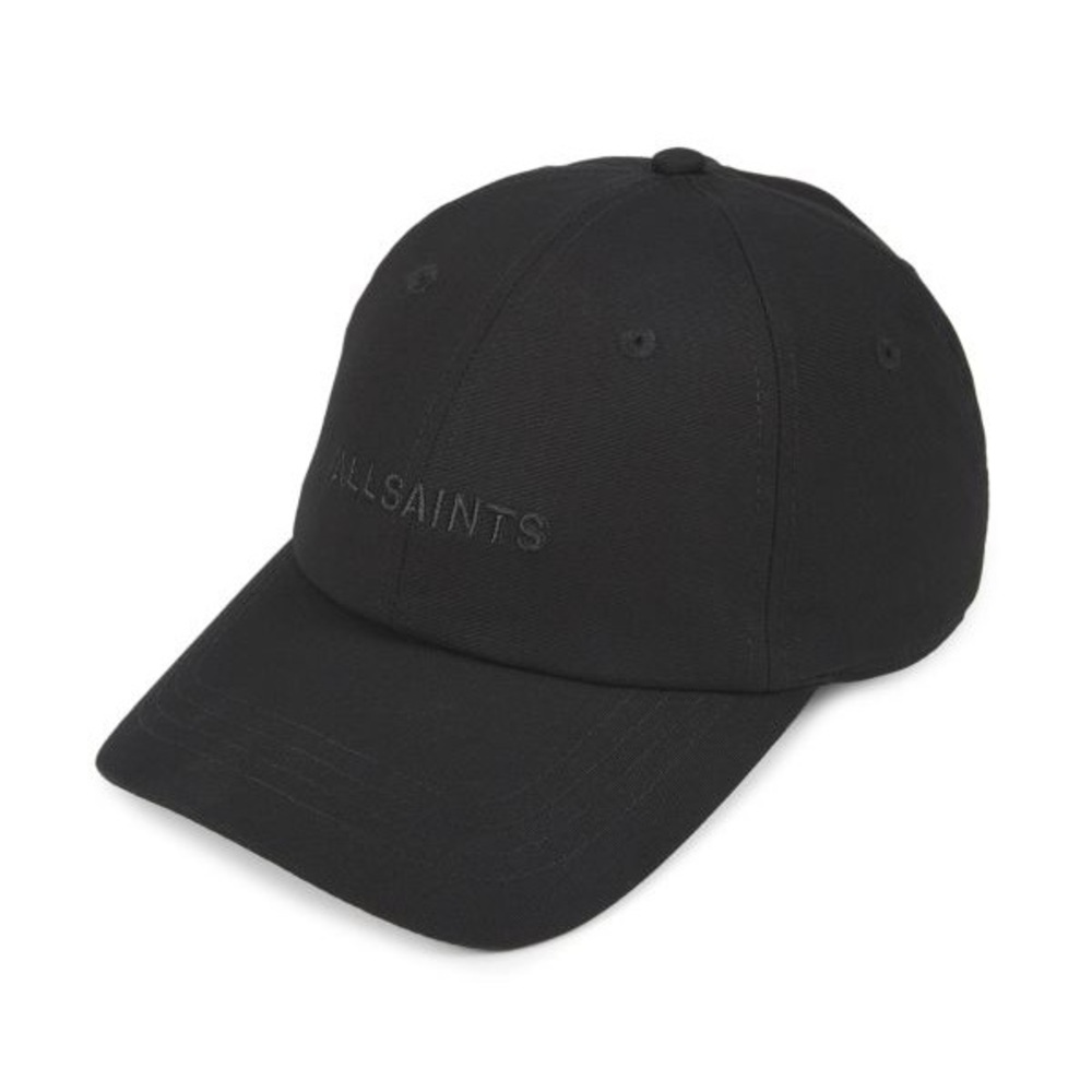 All Saints Black Baseball Cap